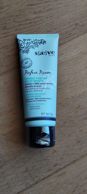 Masque peeling éclat saeve