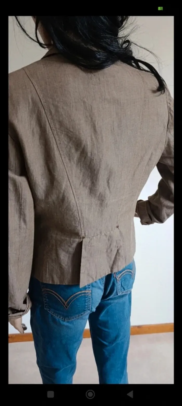 Blazer femme vintage beige taille 40 - Mc Gregor - photo numéro 5