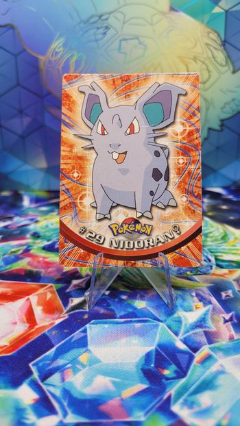 Carte Pokémon Topps n°29 Nidoran Femelle Series 1 FR