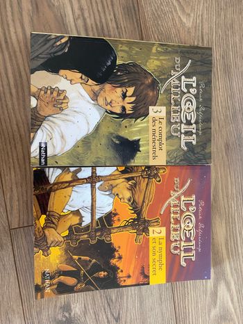 Lot 2 livres L’œil du milieu tomes 2 et 3