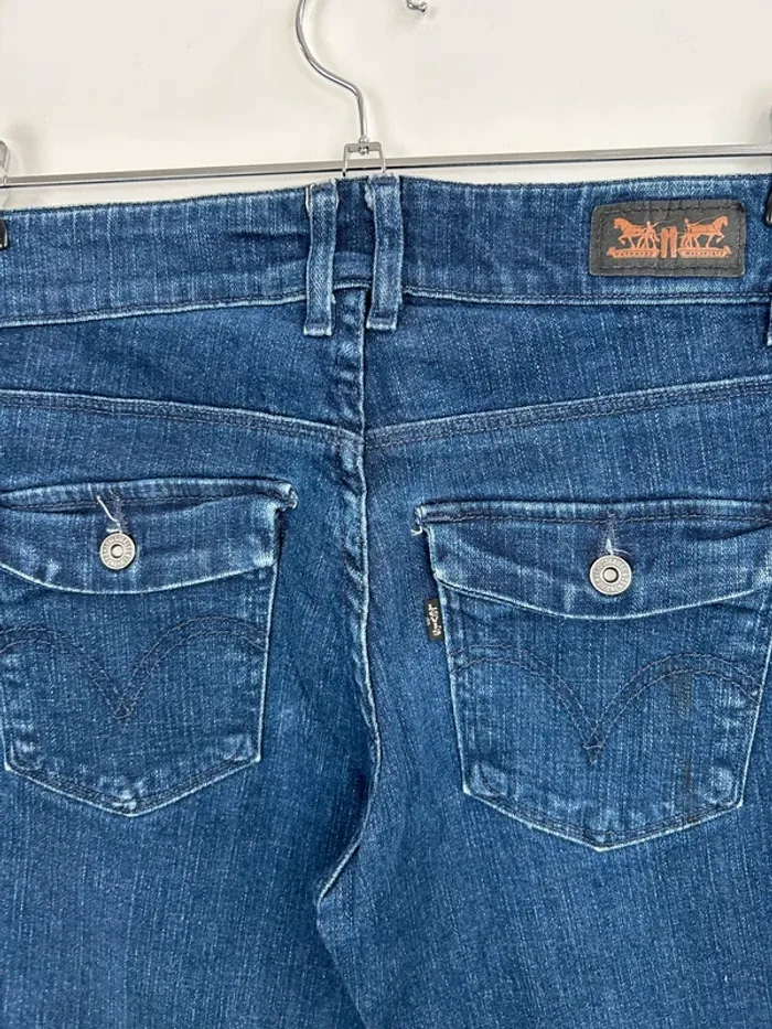 Jean Levi's Femme Bleu Marine W27 4M | Mid Rise Skinny | Taille FR36 | Très Bon État NJ374 - photo numéro 8