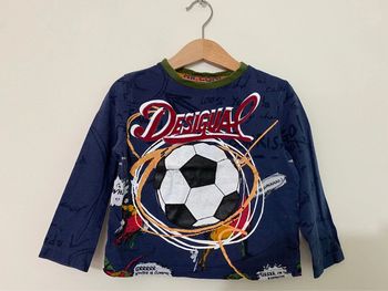 T-shirt longues manches Desigual taille 3/4 ans