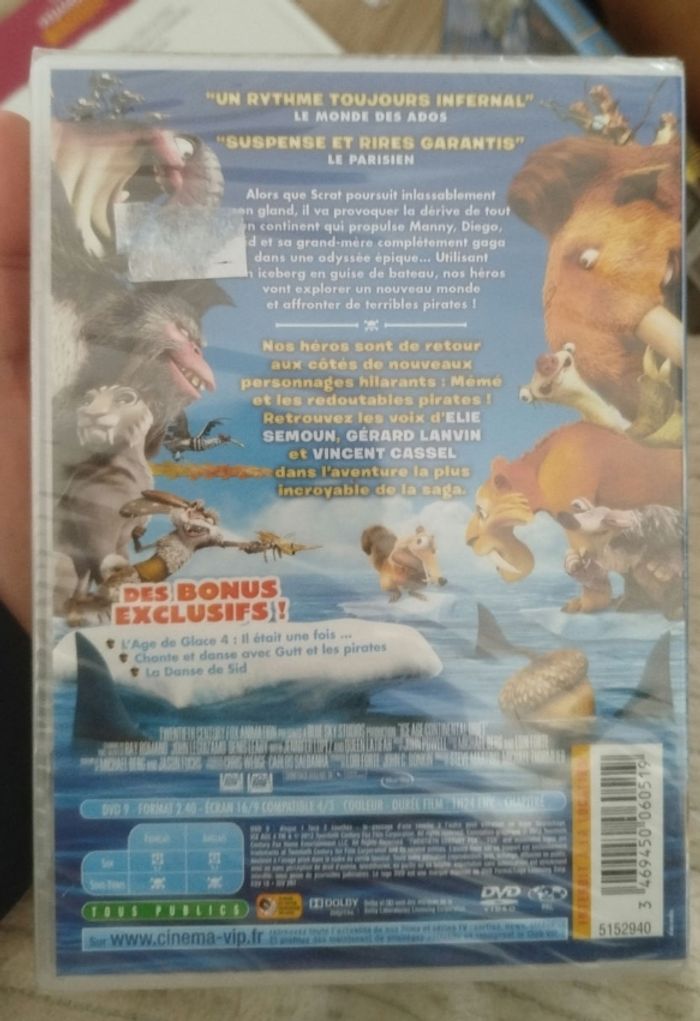 DVD l'âge de glace 4 la dérive des continents - photo numéro 2