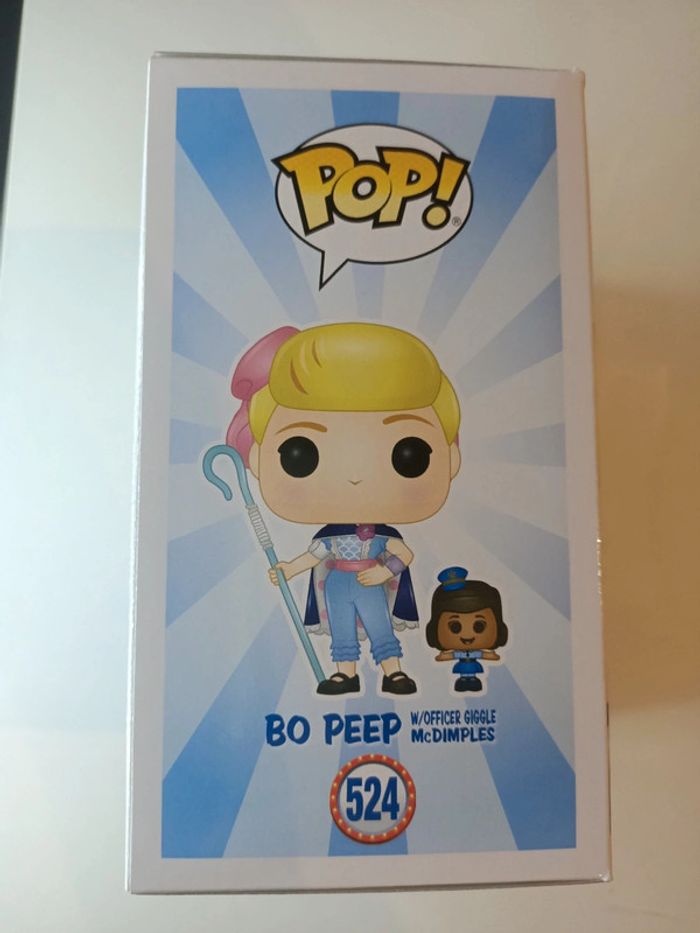 Figurine funko pop Disney toy story 4 n°524 Bo Peep w/ officier giggle Mcdimples - photo numéro 5