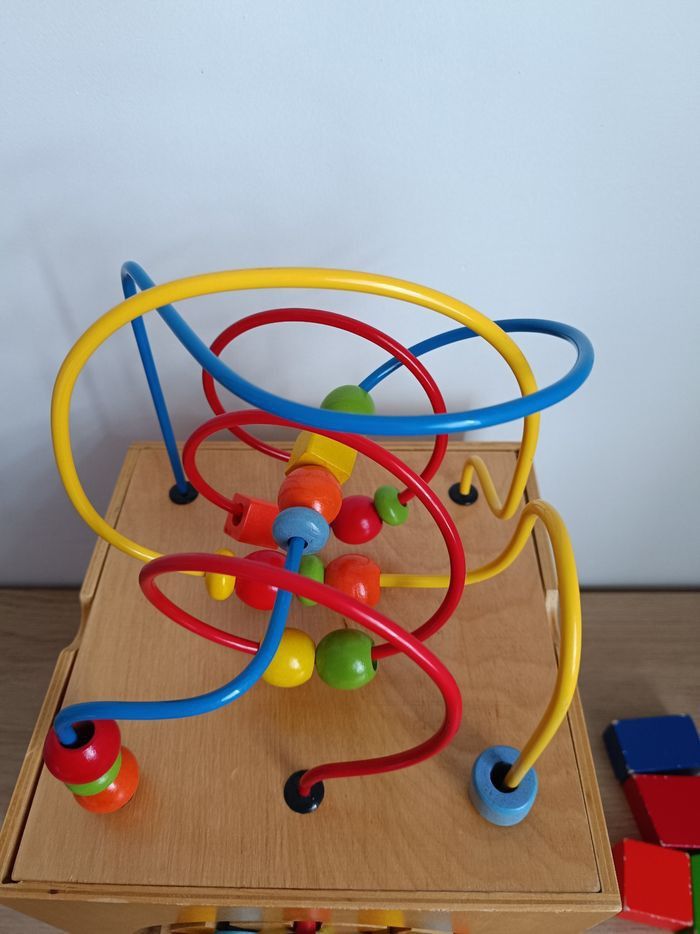 Cube d'activité en bois - photo numéro 2