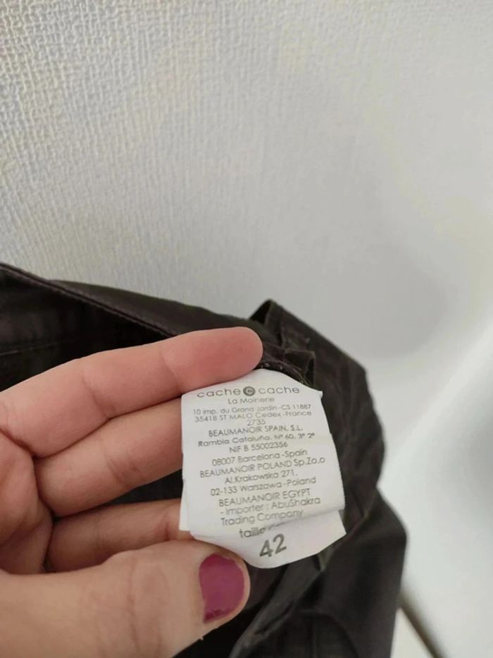 Jupe marron cache cache 42 - photo numéro 6