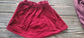 Jupe velours tape à l'oeil