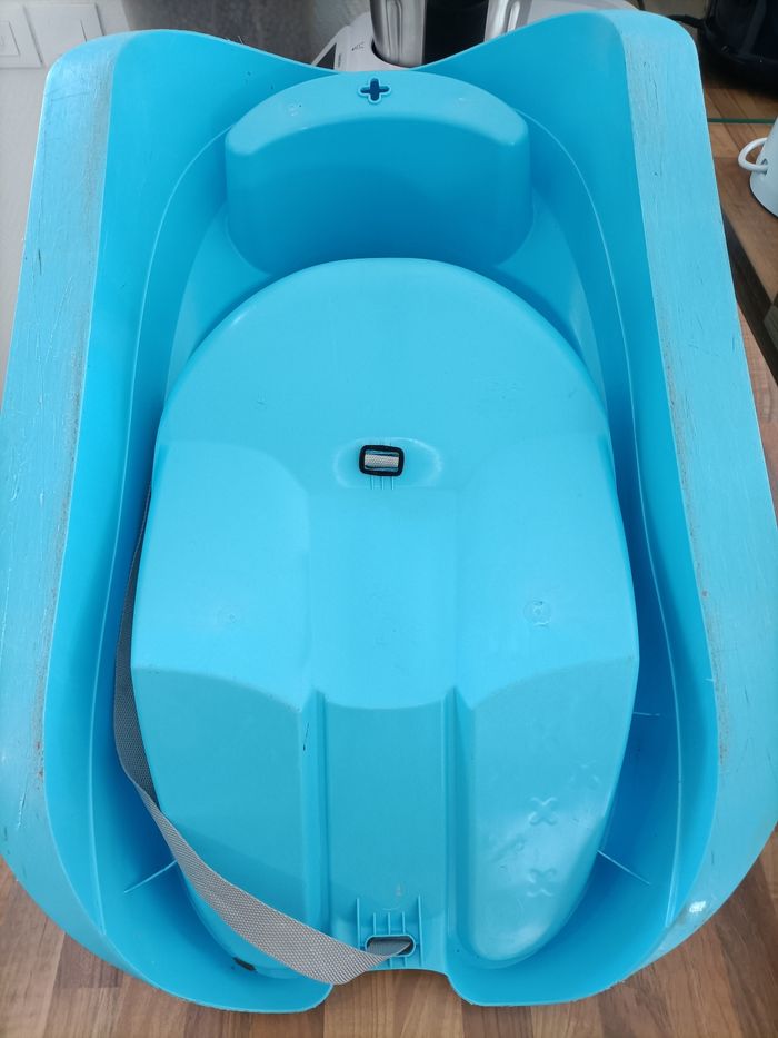 Luge bleu Bébé avec sangles EDA - photo numéro 8