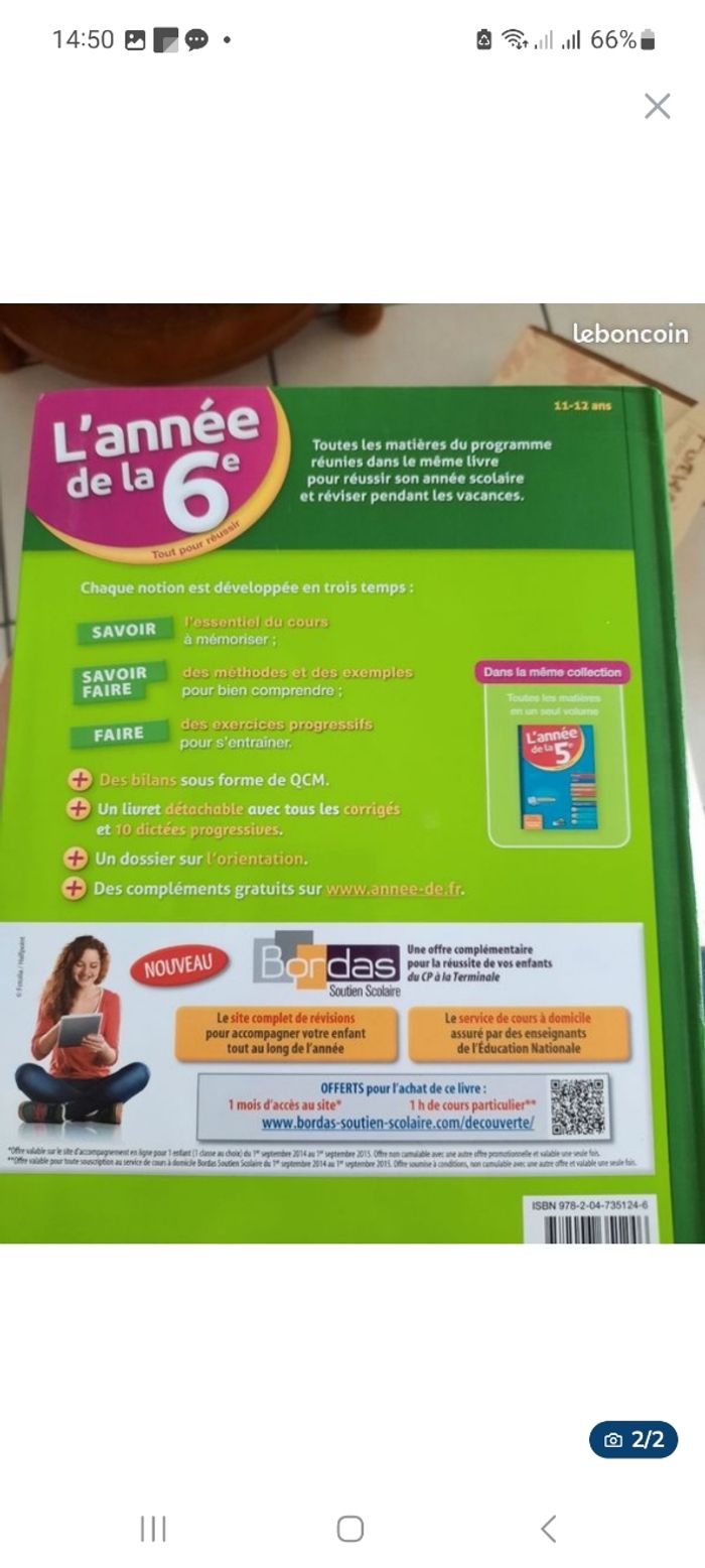Livre tout comprendre classe de 6 eme - photo numéro 2