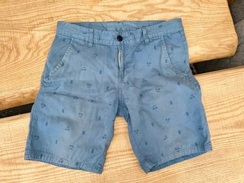 Short chino bermuda bleu ananas ete homme taille 38