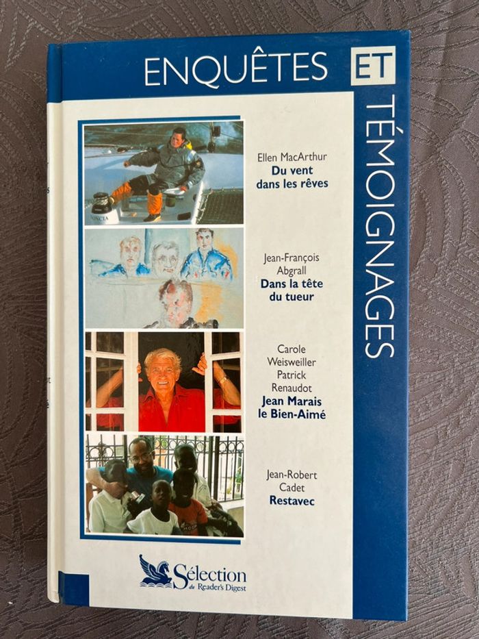 Livre enquêtes et témoignages