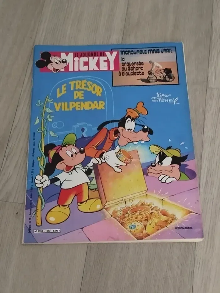 Lot Vintage 7 magazines Journal de Mickey année 1983 L058 - photo numéro 5