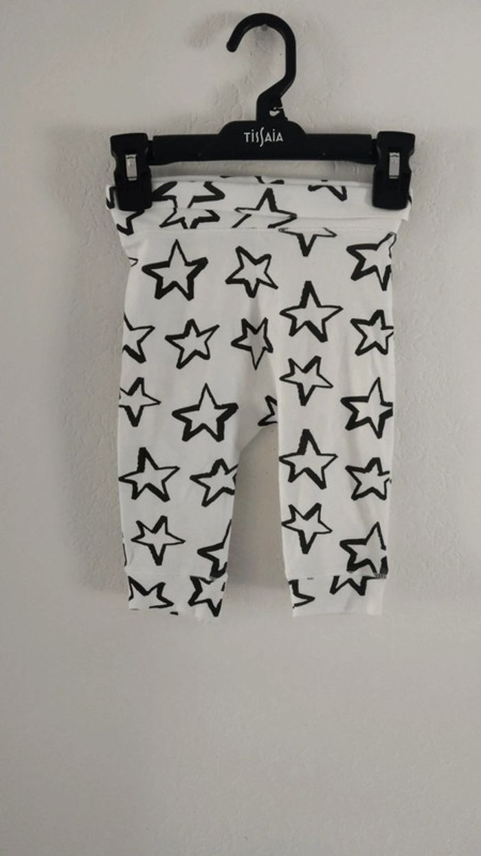 Sarouel léger motif étoiles tex garçon 6 mois - photo numéro 2