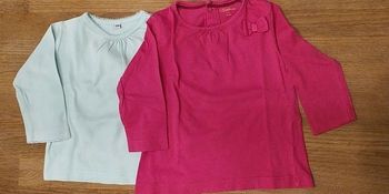Lot tee-shirt manches longues