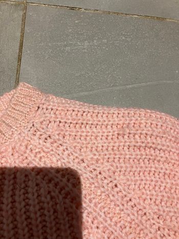 Gilet en laine rose kiabi 6 ans