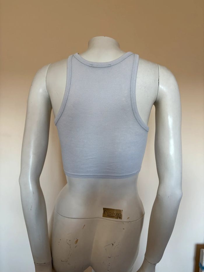 🤍 Top court blanc Zara Taille S 🤍 - photo numéro 3
