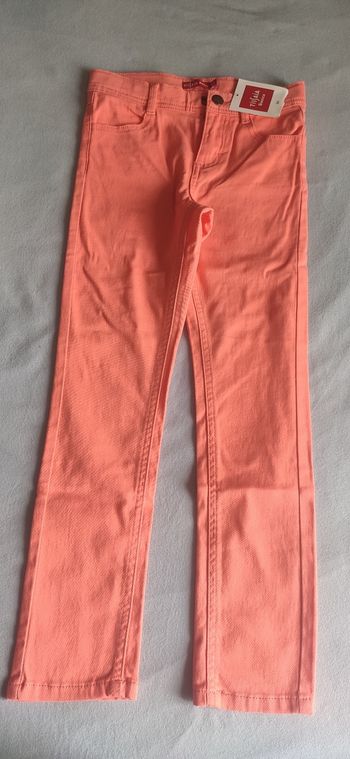 Pantalon toile fille 8 an neuf