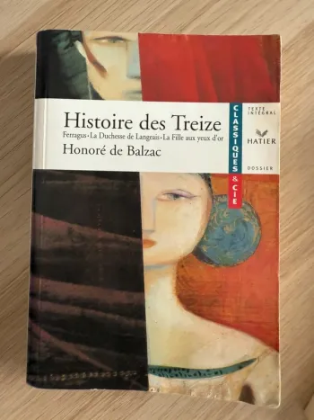 Balzac histoire des treize