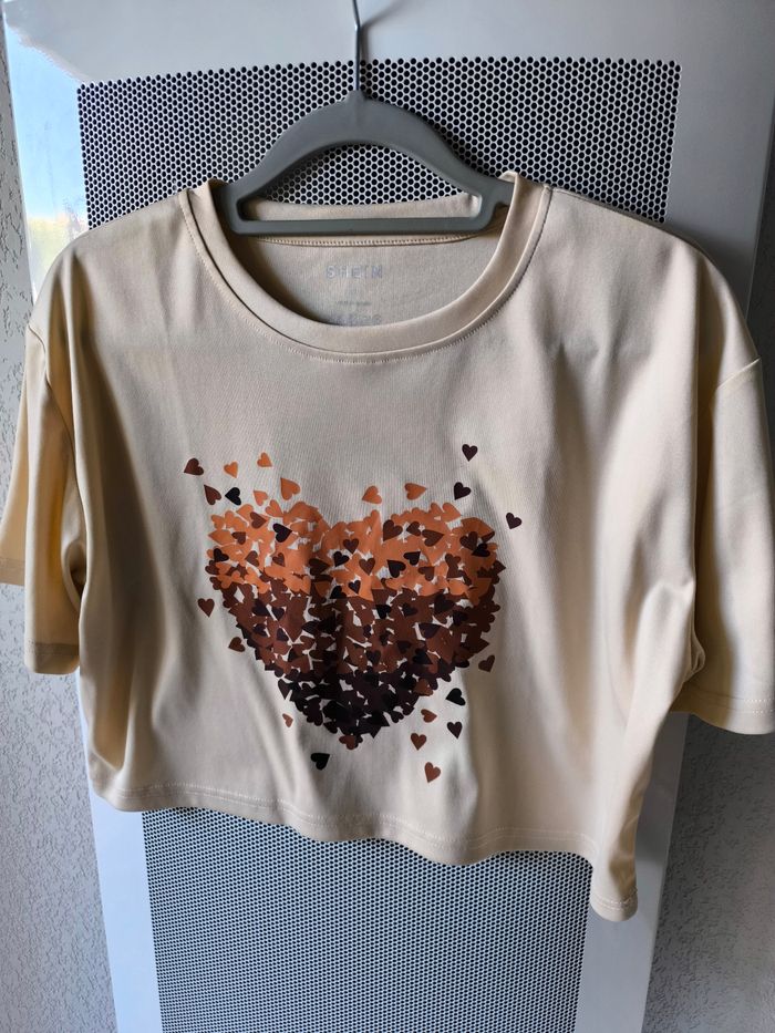 Croc top beige Shein T38