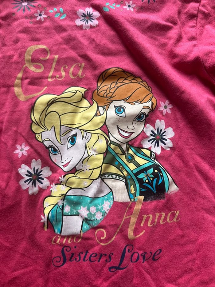 T-shirt Enfant Elsa & Anna - photo numéro 2