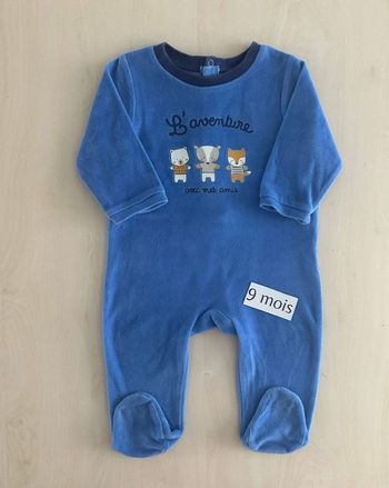 Pyjama bébé garçon -taille 9 mois 71 cm