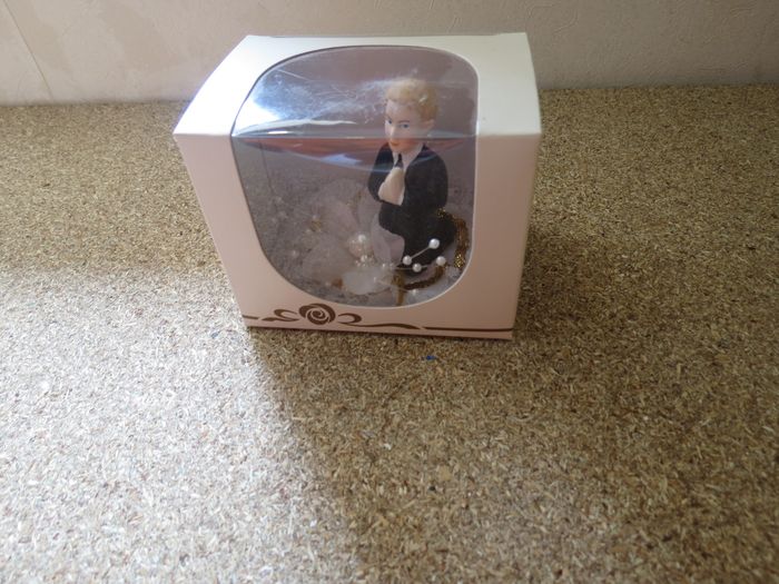 Figurine garçon Baptême communion