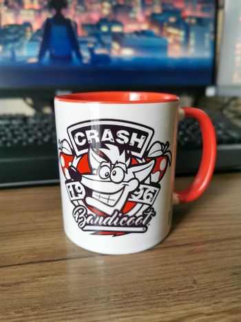 Mug Crash Bandicoot 1996 Emblem