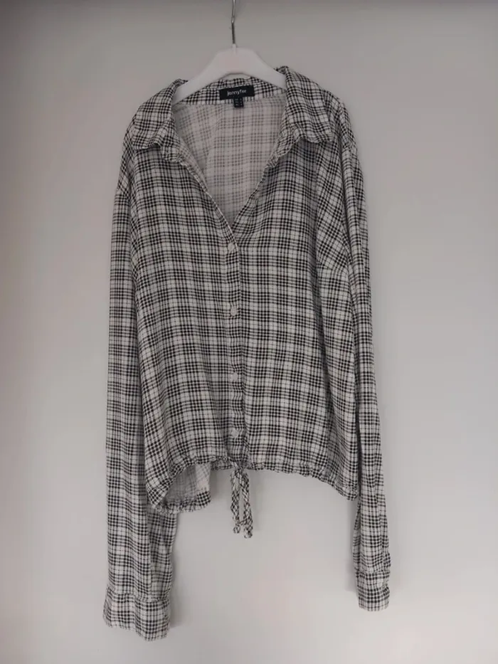 Chemise à carreaux Jennyfer