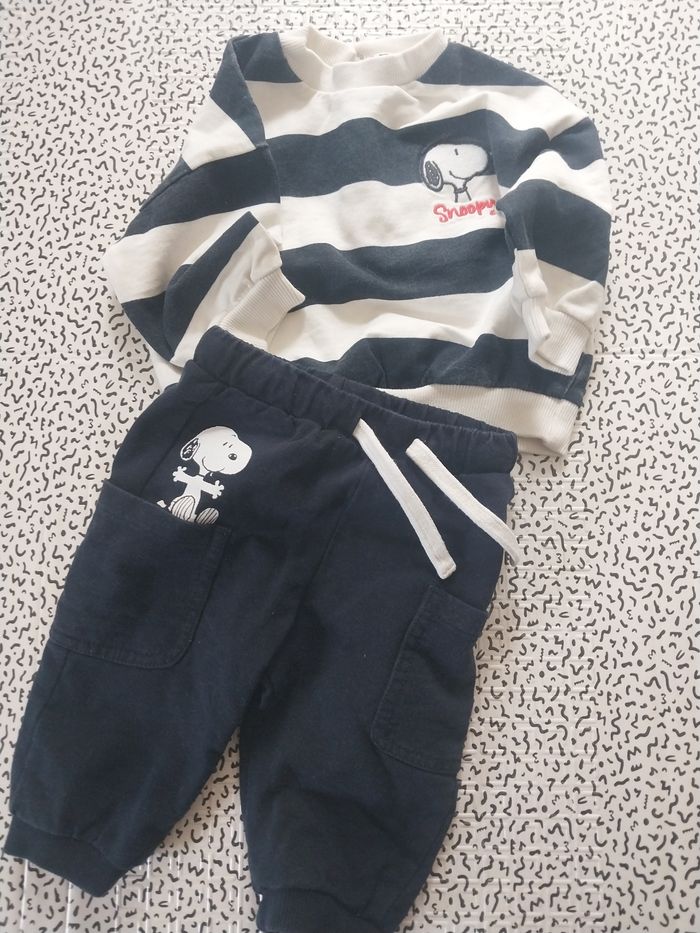 Ensemble Snoopy Peanuts – 6 mois - photo numéro 2