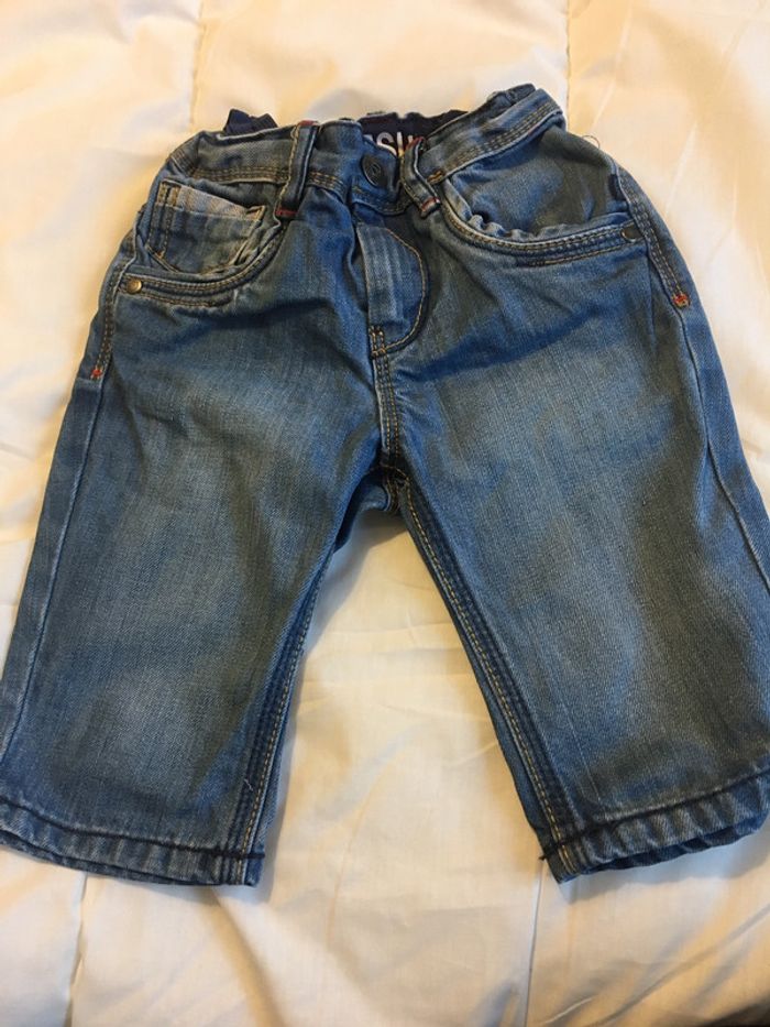 Bermuda en jean Okaidi slim 3 ans