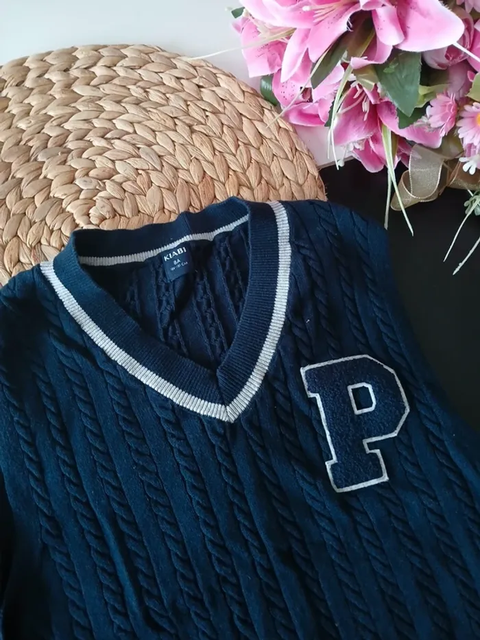 Pull sans manches Taille 8 ans🌿💝 - photo numéro 2