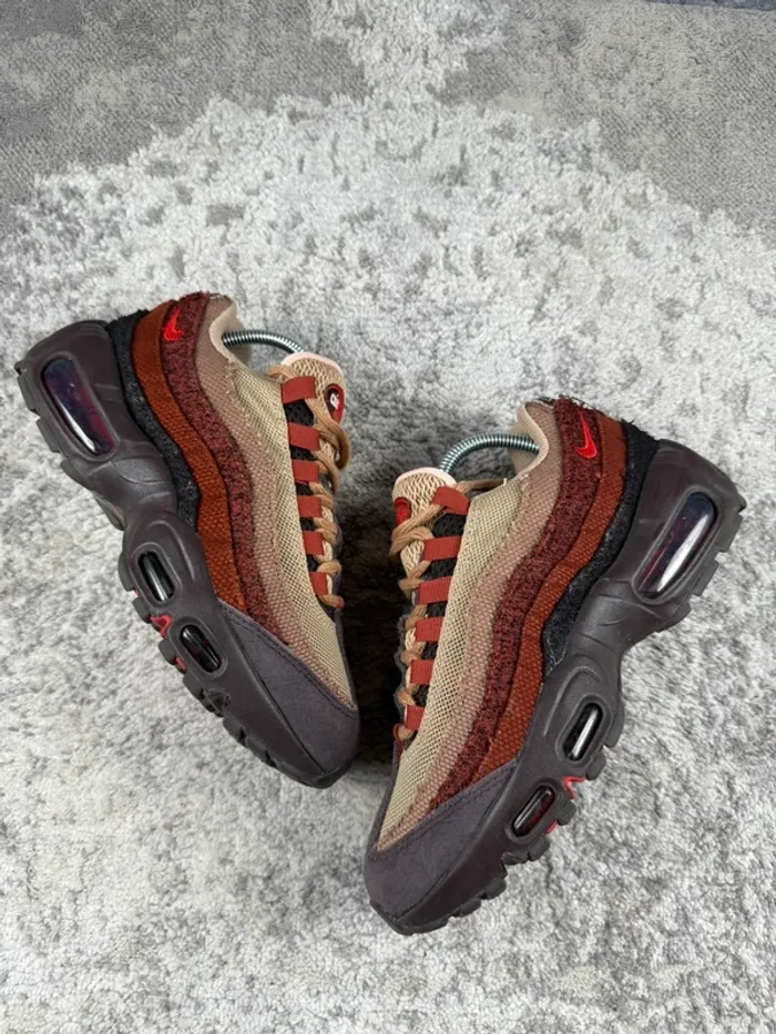 Nike Air Max 95 Anatomy Of Air Brown Basalt - Brown & Red & Beige