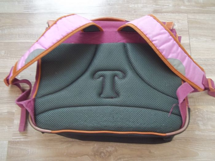 Cartable 2 compartiments Tann's prune - photo numéro 3