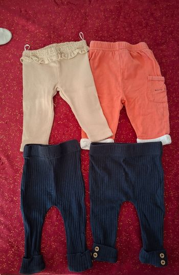4 pantalons 1 mois