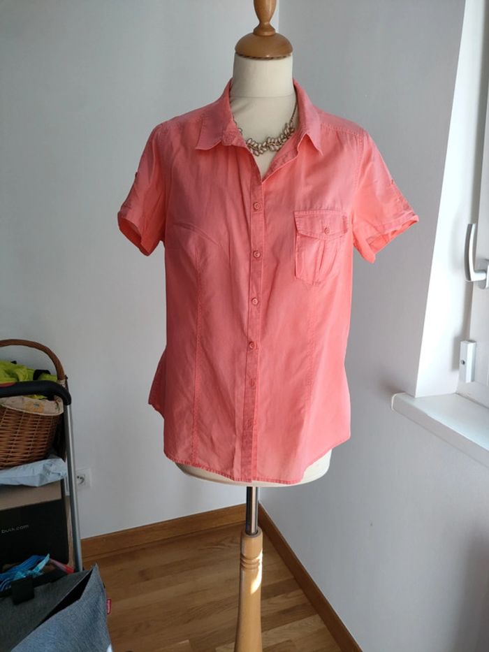 chemise camaïeu corail 38 40 - photo numéro 2