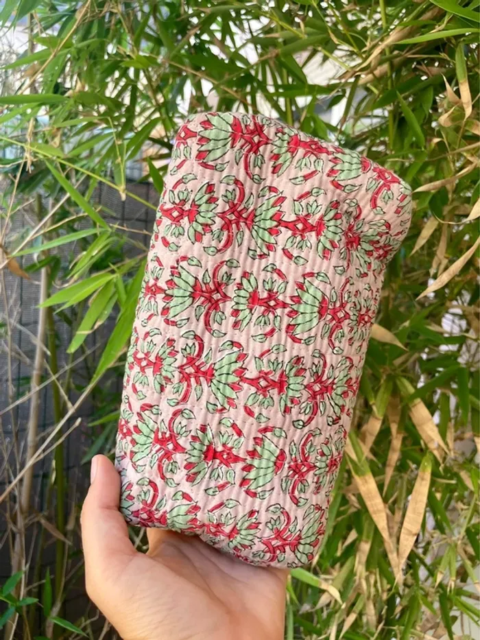 Trousse imperméable grande taille. De toilette ou à maquillage. Motif indien - photo numéro 5