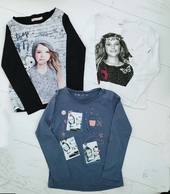 Lot de 3 tee shirts 8 ans