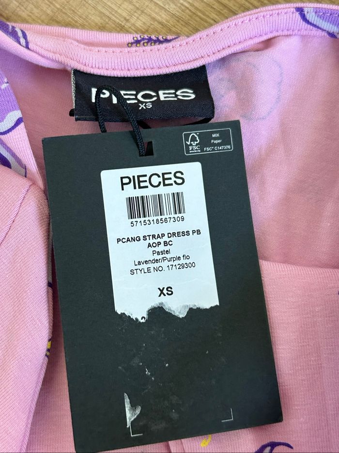 Robe rose neuve sans manches Pieces taille XS - photo numéro 9