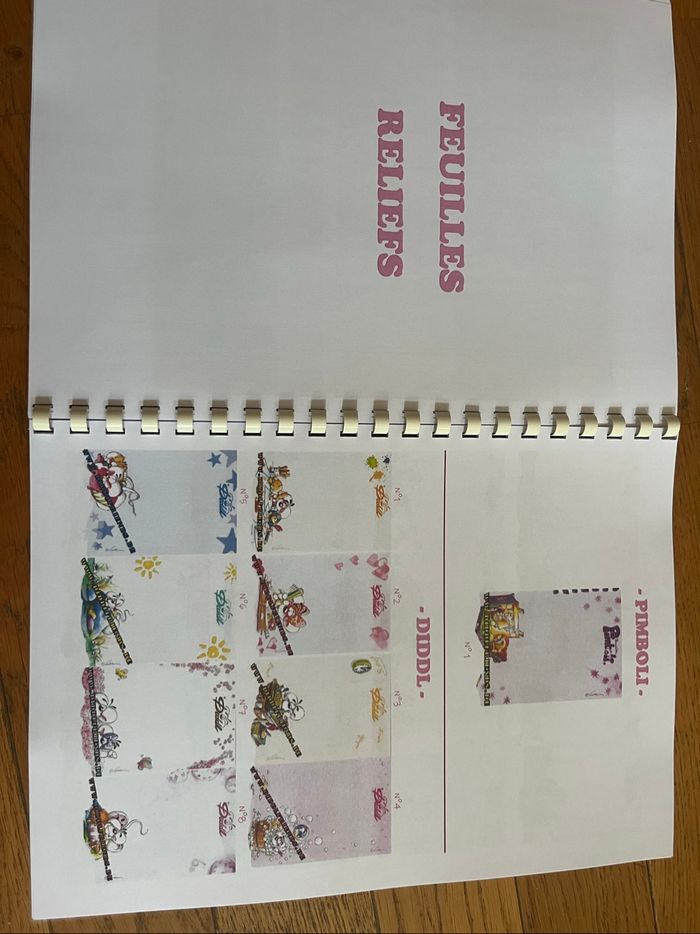 Livret de collection / registre / répertoire feuilles Diddl - photo numéro 7