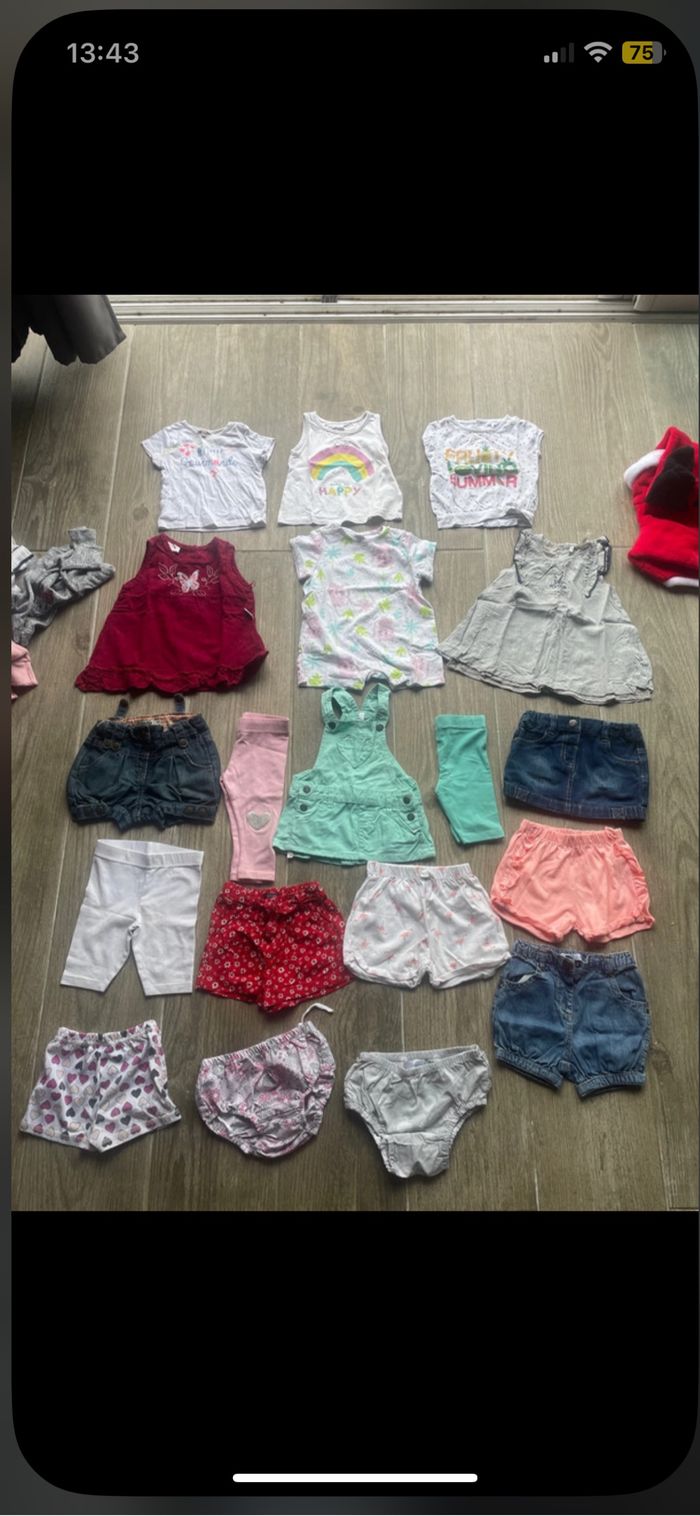 Lot vêtement fille 6/9 mois