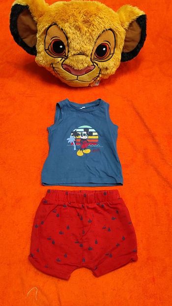 Short et débardeur 9 mois