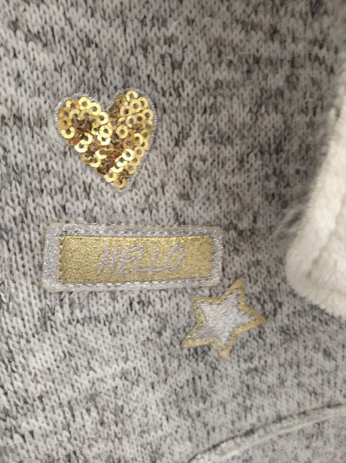 Veste grise style perfecto - photo numéro 4