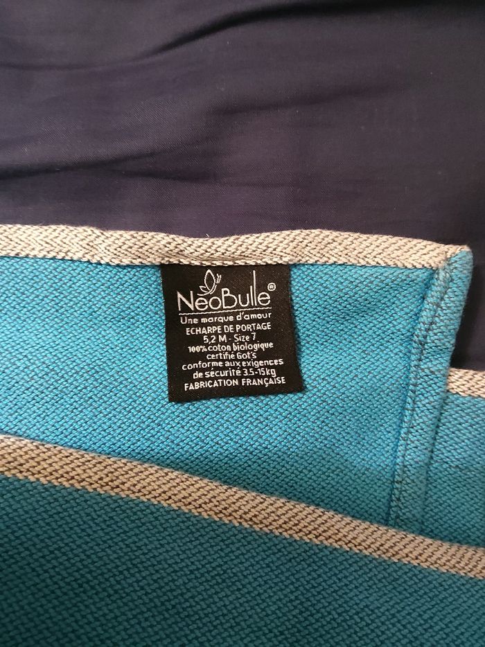 Écharpe de portage turquoise Neobulle - photo numéro 3