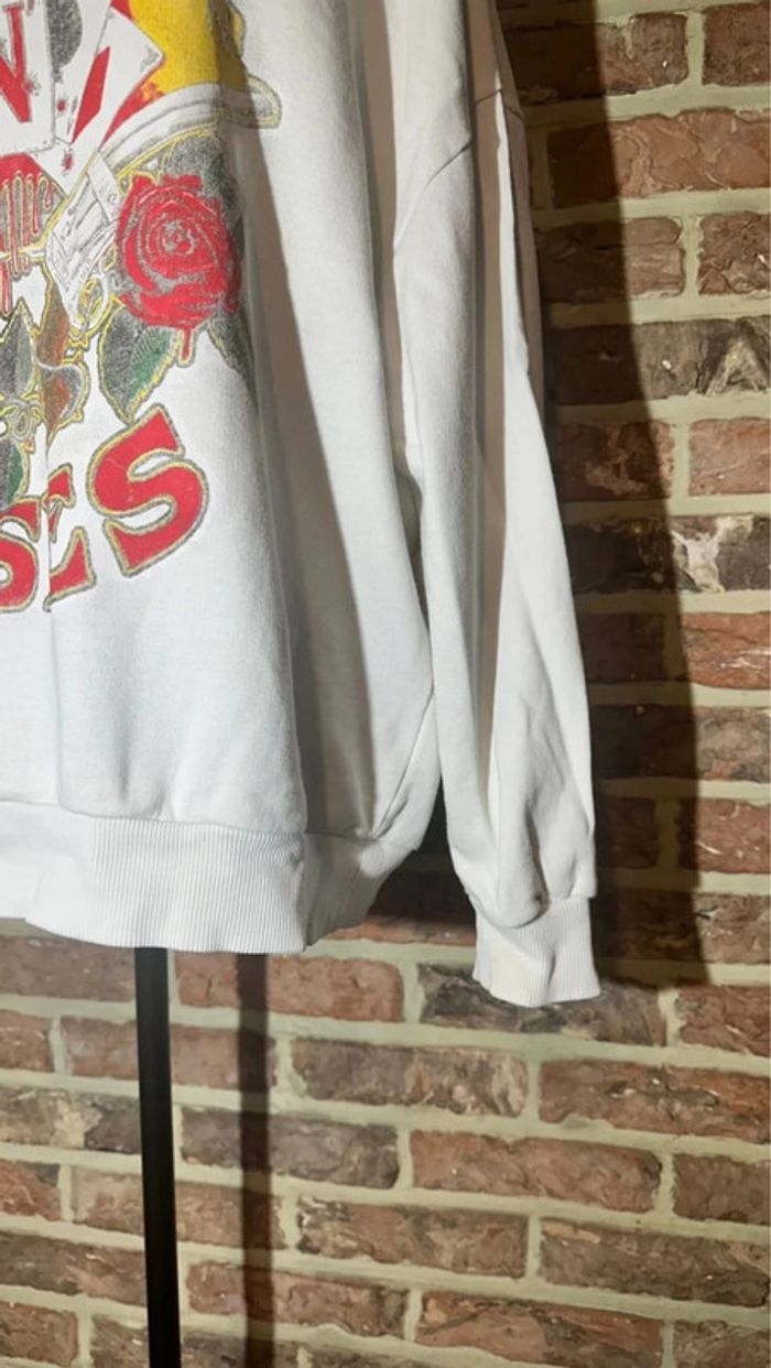 Sweat blanc Guns N Roses Pull and Bear Taille S / 36 - photo numéro 7