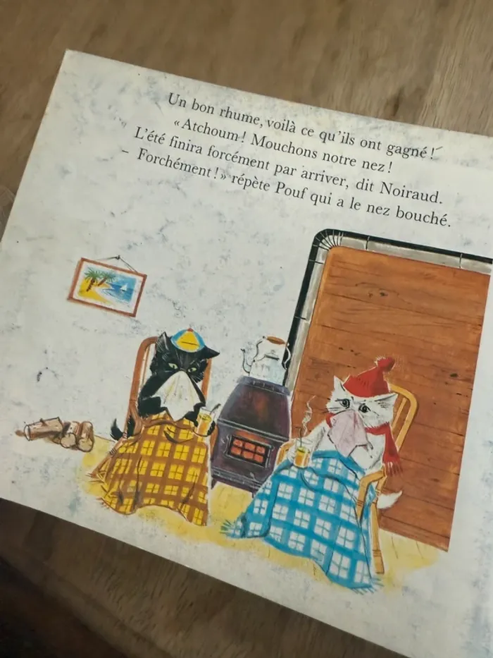 Livre ancien vintage recueil album Caroline Pierre Probst blanc les 7 câlins de la semaine - photo numéro 9