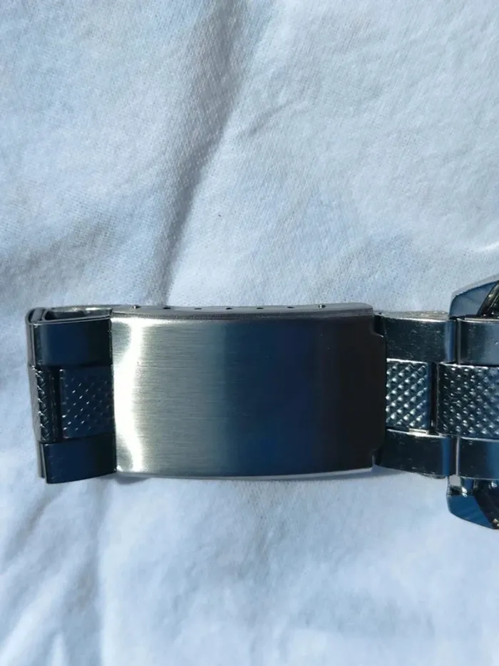 Montre homme métallique argentée reflets - photo numéro 6