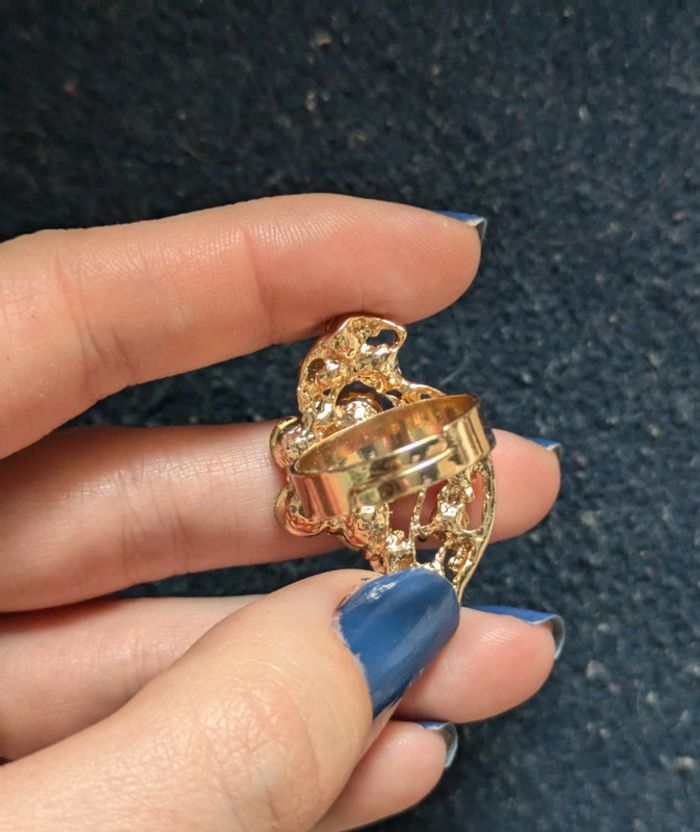 Bague fantaisie a strass - photo numéro 3