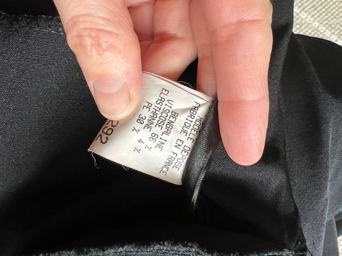 Blazer zippé Goth Avant Garde vintage made in France 🇫🇷 90s - Taille M - photo numéro 9
