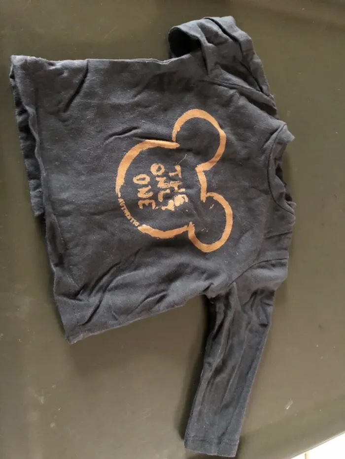 Tee shirt longues manches 3 mois disney