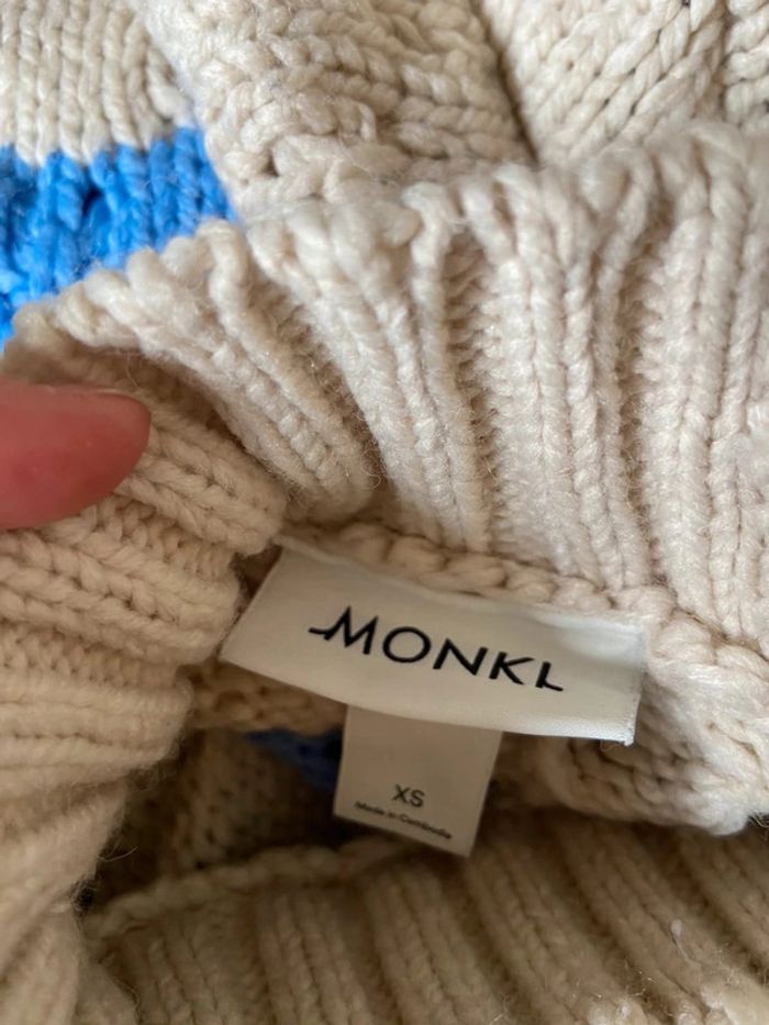 Gros Pull Rayé Monkl Très bon état - photo numéro 3